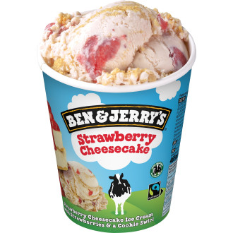 Glass Strawberry Cheesecake