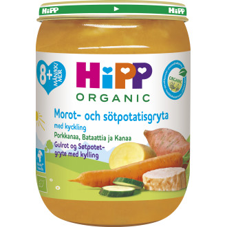 Barnmat Morot & Sötpotatisgrya Kyckling EKO