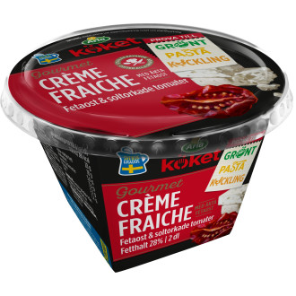 Creme Fraiche Gourmet Fetaost &Soltorkade Tomater