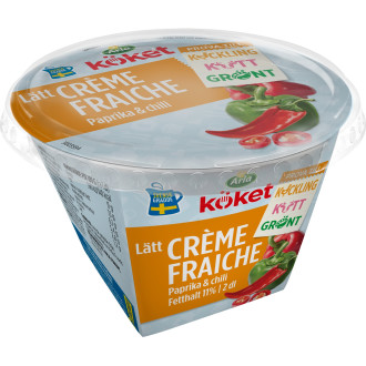 Lättcrème Fraiche Paprika&Chili 13%
