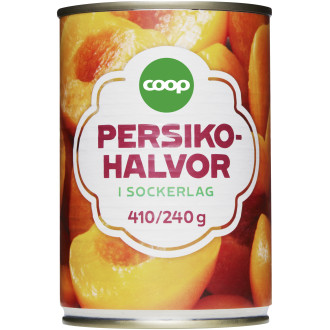 Persikohalvor I Sockerlag
