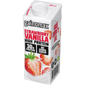 High Protein Drink Strawberry/Vanilla Gainomax