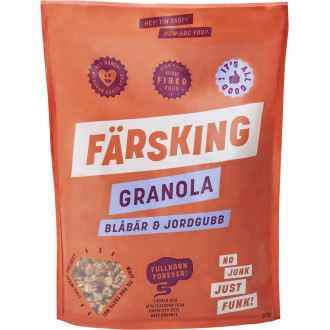 Färsking Granola Blåbär &Jordgubb