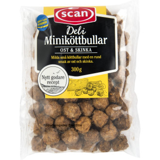 Miniköttbullar Ost &Skinka