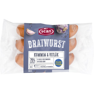 Bratwurst Kummin &Vitlök