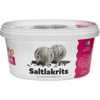 Gräddglass Saltlakrits