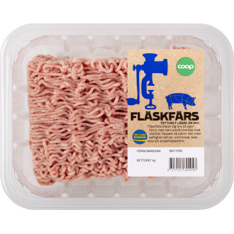 Fläskfärs 23% - Sverige
