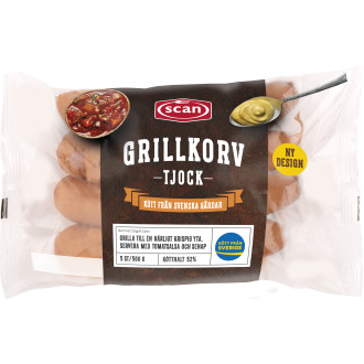 Grillkorv Tjock