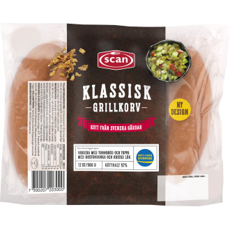 Grillkorv Med Tunt Skinn