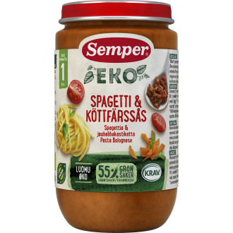 Barnmat Spagetti Köttfärssås 12 Mån EKO