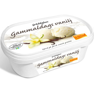 Gammaldags Vanilj Gräddglass