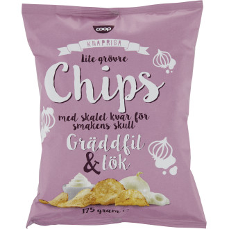 Chips Gräddfil & Lök