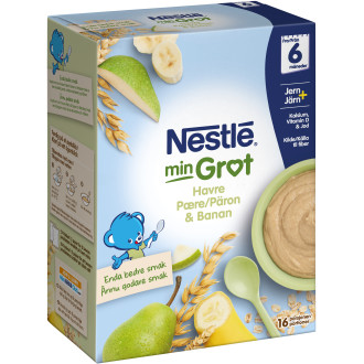 Gröt Havre Päron & Banan 6 Mån