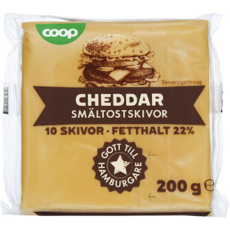 Smältost Cheddar
