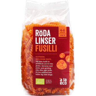 Fusilli Röda Linser EKO