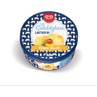 Gräddglass Mango Melon Laktosfri