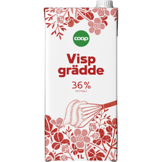 Vispgrädde 36% 1L