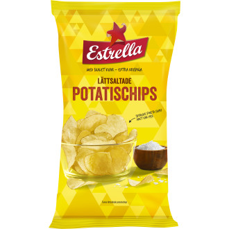 Potatischips Lättsaltade