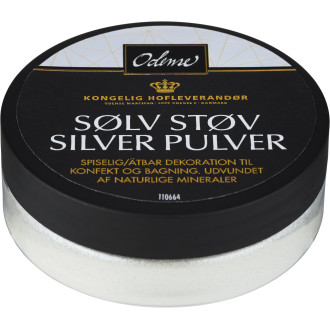 Silverpulver Ätbar Dekoration