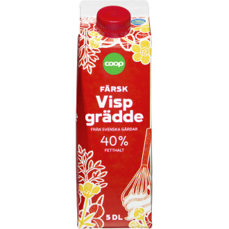 Vispgrädde 40%