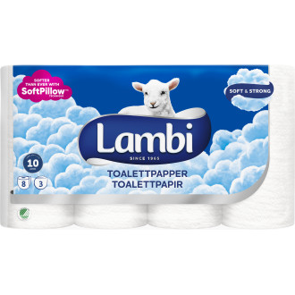 Toalettpapper 3-Skikt Spot 8-Pack