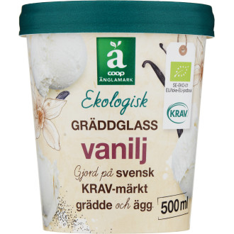 Gräddglass Vanilj KRAV