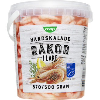 Handskalade Räkor I Lake