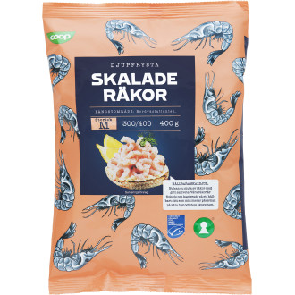 Räkor Skalade 300-400 MSC