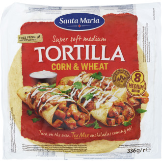 Tortilla Corn & Wheat 8 st