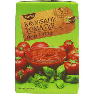 Krossade Tomater Örter