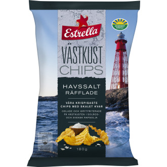 Västkustchips Havssalt Räfflade