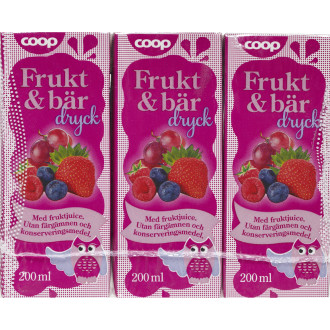 Fruktdryck Skogsbär 3-Pack