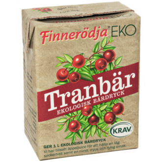Tranbärsdryck Koncentrat KRAV