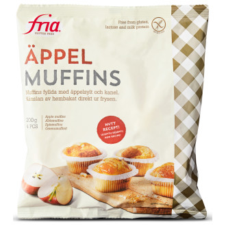 Äpplemuffins 4 st Glutenfri