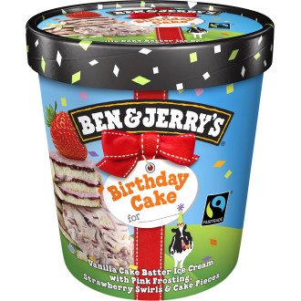 Birthday Cake Glass