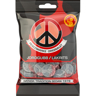 Peacemärke Jordgubb Och Lakrits