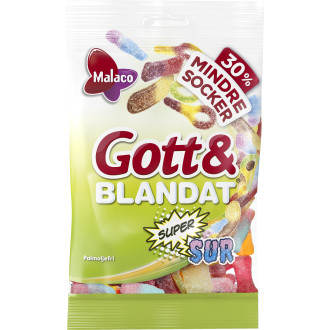 Gott & Blandat Super Sur Mindre Socker