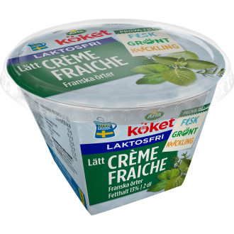 Lätt Creme Fraiche Franska Örter Laktosfri