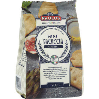 Mini Focaccia Naturell