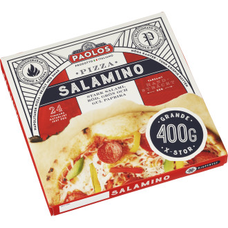Pizza Salamino Vedugnsbakad X-Stor