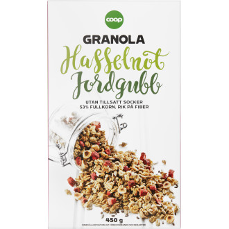 Granola Hasselnöt & Jordgubb