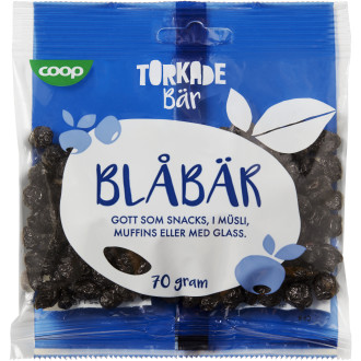 Torkade Blåbär
