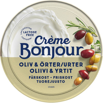 Färskost Oliv & Örter Laktosfri Créme Bonjour