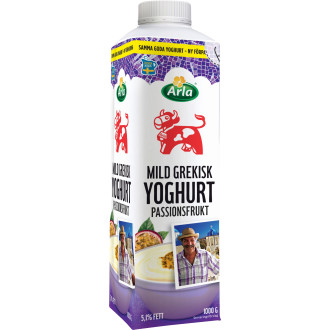 Grekisk Yoghurt Mild Passionfrukt 5,1% Arla