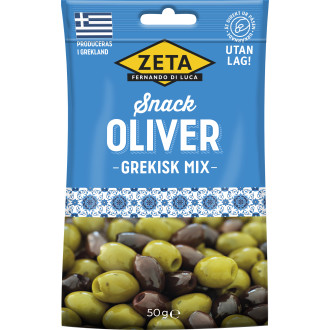 Snackoliver Grekisk Mix Zeta