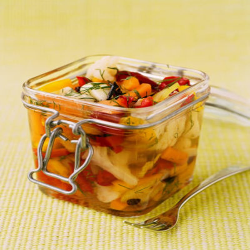 Pickles med vitlök