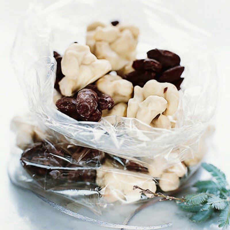 Chokladdoppade nötter