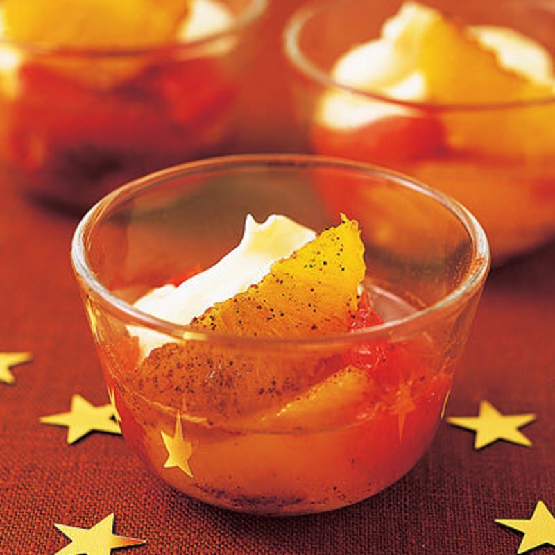 Kanelgratinerade citrusfrukter