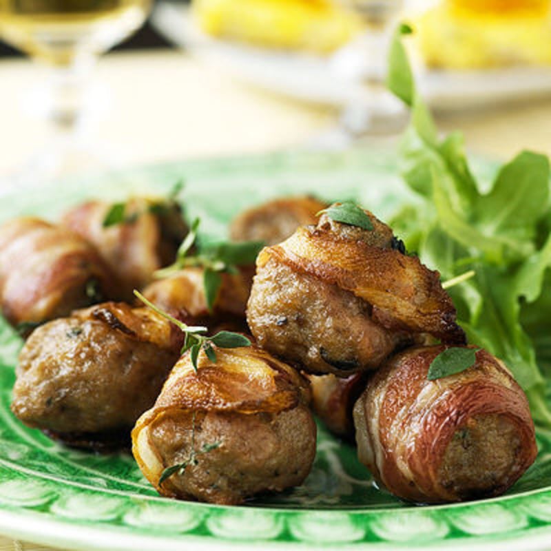 Köttbullar i baconknyten