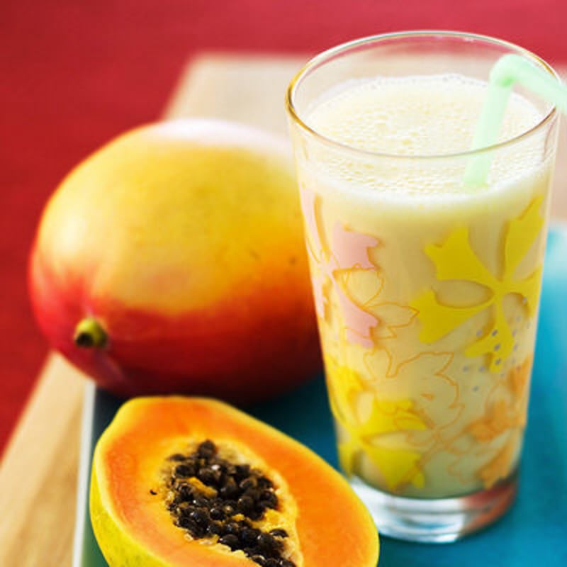 Mangosmoothie med kokosmjölk